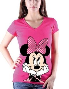 Playera O Blusa Minnie Mouse Cara Disney Mickey Nueva