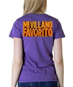 Playera Camiseta Minion Morado Mi Villano Favorito 1 O 2 - comprar en línea