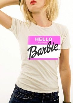 Playera O Blusa Hola Mi Nombre Es Barbie Para Muñeca