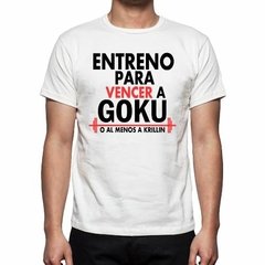 Playeras Saiyayin Vegeta Gym Goku En Entrenamiento - comprar en línea