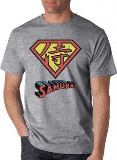 Playera Superman Logo Samurai En Japones De Coleccion