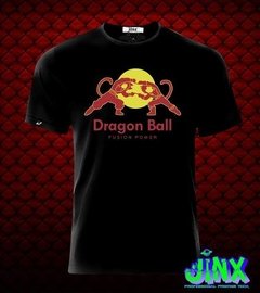Imagen de Playeras O Camiseta Red Dragon Bull Goku Vegeta Fusion