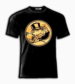 Playeras O Camiseta Monopoly De Oro Edicion Gold Dinero - comprar en línea