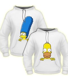 2 Playeras O Sudaderas P/ Parejas Marge Y Homero Simpson