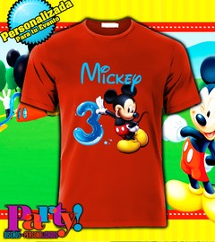 Playera Personalizada Mickey Mouse Party - comprar en línea
