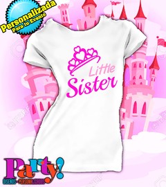 Playera Personalizada Little Sister , Mom & Dad - comprar en línea