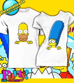 Playera Personalizada Simpson Homero & March