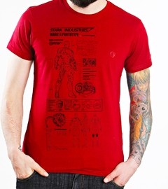 Playera o Camiseta Sudadera Iron Man Planos Traje - comprar en línea
