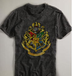 playera camiseta hogwarts logo