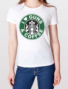 camiseta o playera arma cafe