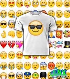 Playera o Camiseta Emotic - Jinx