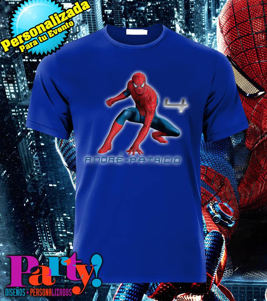 Playera Personalizada Spider Man - Comprar en Jinx