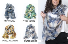 pañuelos chalinas estampadas pn790 - tienda online