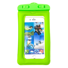 Accesorio playa para celular, hermético impermeable_ CE 100 /Verde