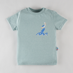 Remera Beach Celeste