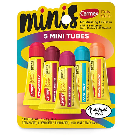 CARMEX - 5 Mini Tubes Pack