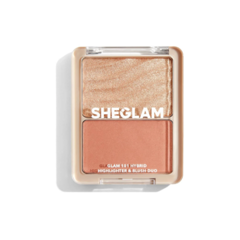 SHEGLAM - Glam 101 Hybrid Highlighter & Blush Duo - Seville