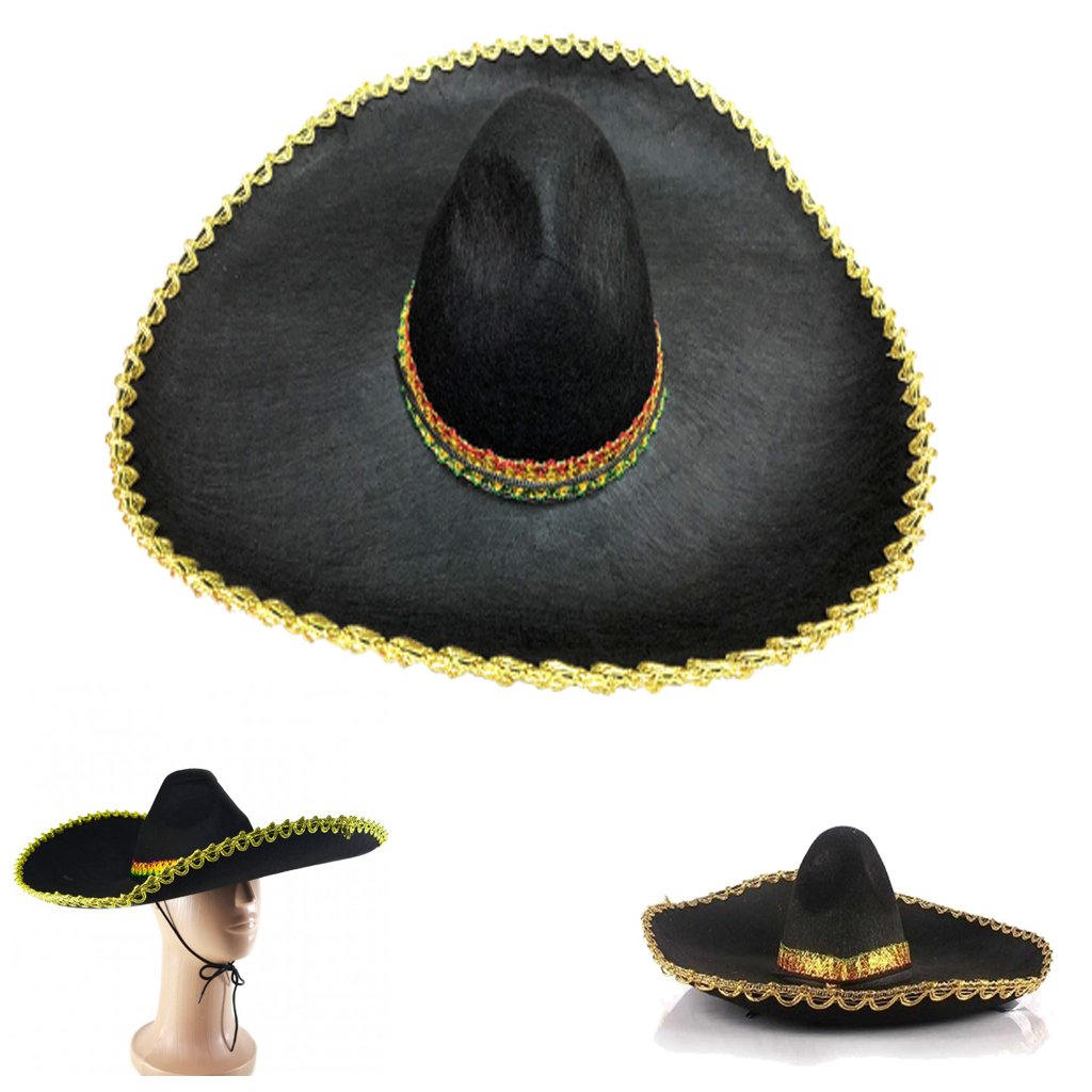 Chapéu Mexicano Dourado - Ateliê Vivi Castro