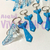 Kit Azul Azul Claro 50 Chaveiros Sapatinhos da Noiva + 50 Chaveiros Gravatinhas do Noivo - comprar online