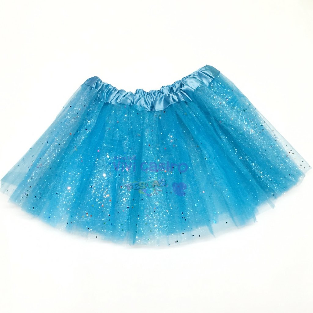 Saia de hotsell tule azul adulto