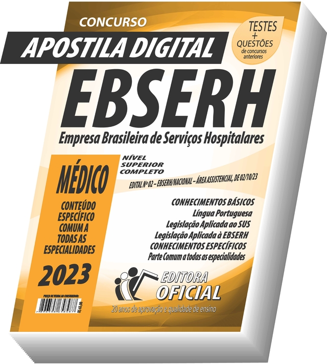 Apostila Ebserh - Área Médica - Médico - Apostila Digital