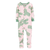 Osito-Pijama con cierre Cactus rosa
