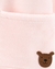 Set 2 piezas Buzo y Pantalón de terciopelo rosa "Oso" - comprar online