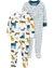 Pack 2 Ositos-Pijamas de algodón con cierre "Perros"