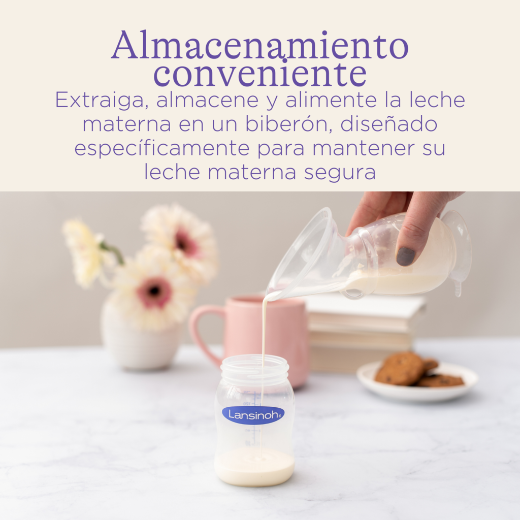 Mamadera para leche materna con Tetina NaturalWave®
