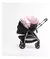 Cochecito Travel System Con Manija Rebatible Bebesit Rosado - comprar online