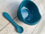Bowl Silicona Con Cuchara Azul Marino - comprar online