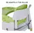 Silla Booster De Comer Plegable Ok Baby Color Verde - tienda online