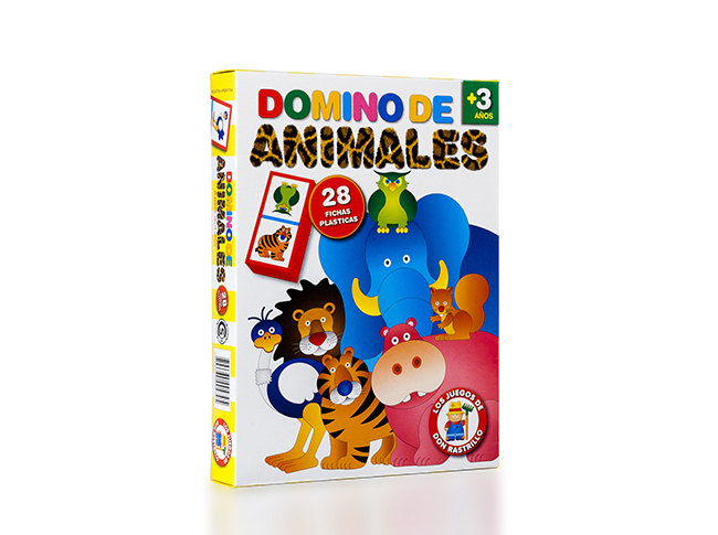 Domino Infantil De Animales - Casa Mariano Bebes