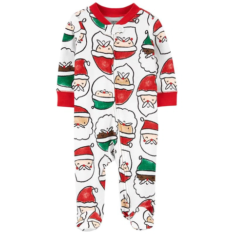 Osito-Pijama Algodón Cierre Navidad