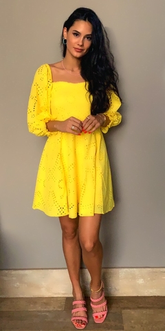 Vestido Laise Amarelo - comprar online