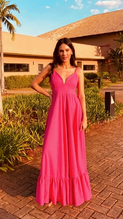 Vestido Veneza Linho Rosa na internet