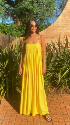 Vestido Santorini Amarelo na internet