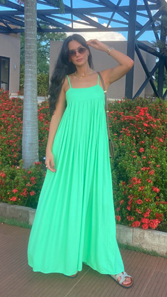 Vestido Santorini Verde - Fullmoon