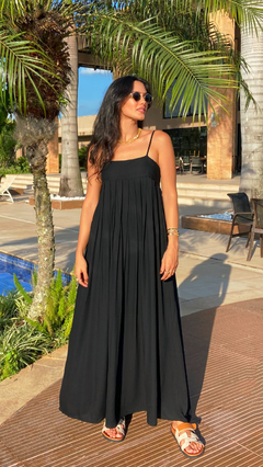 Vestido Santorini Preto - Fullmoon