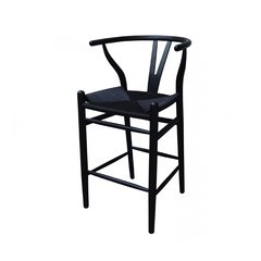 Banqueta Wishbone Full Black