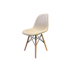 Silla Eames DSW Tapizada Beige