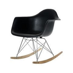 Sillón Mecedor Eames Negro