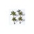 Brads Mariposa 23mm 12un Palm Trees #2 Eyelet Outlet