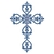 Troqueladora de Cruz de filigrana Ornate Cross Tattered Lace