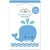 Sticker tridimensional de Ballena Wally Whale Doodlebug - comprar online