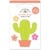 Stickers Tridimensionales Cactus Desert Flower Doodlebug - comprar online