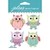 4 Stickers Tridimensionales Cutesy Owls Jolees
