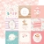 Papel bifaz Journaling Cards II Hello Baby Girl 30 x 30cm Carta Bella