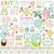 Plancha de Stickers de 30 x 30 cm Easter Wishes Carta Bella