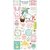 Plancha Stickers de carton Easter Wishes Chipboard Carta Bella